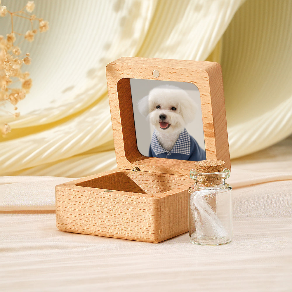 Personalized Pet Fur Keepsake Box