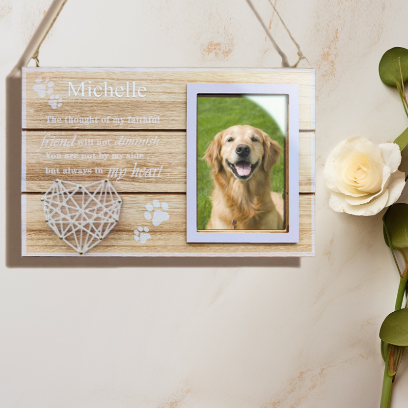 Personalized Wooden Heart Photo Frame