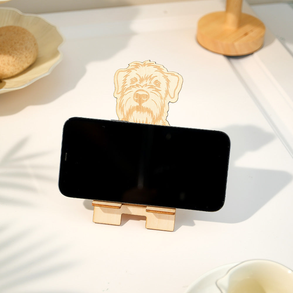 Personalized Pet Portrait Phone Stand