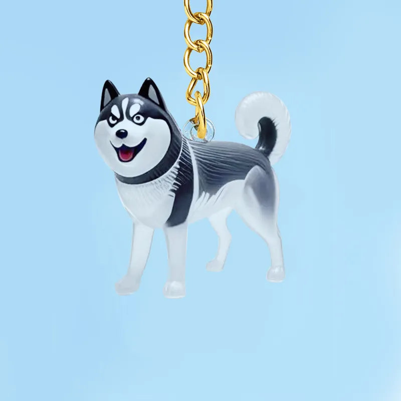 Dog Hair Memorial Keychain