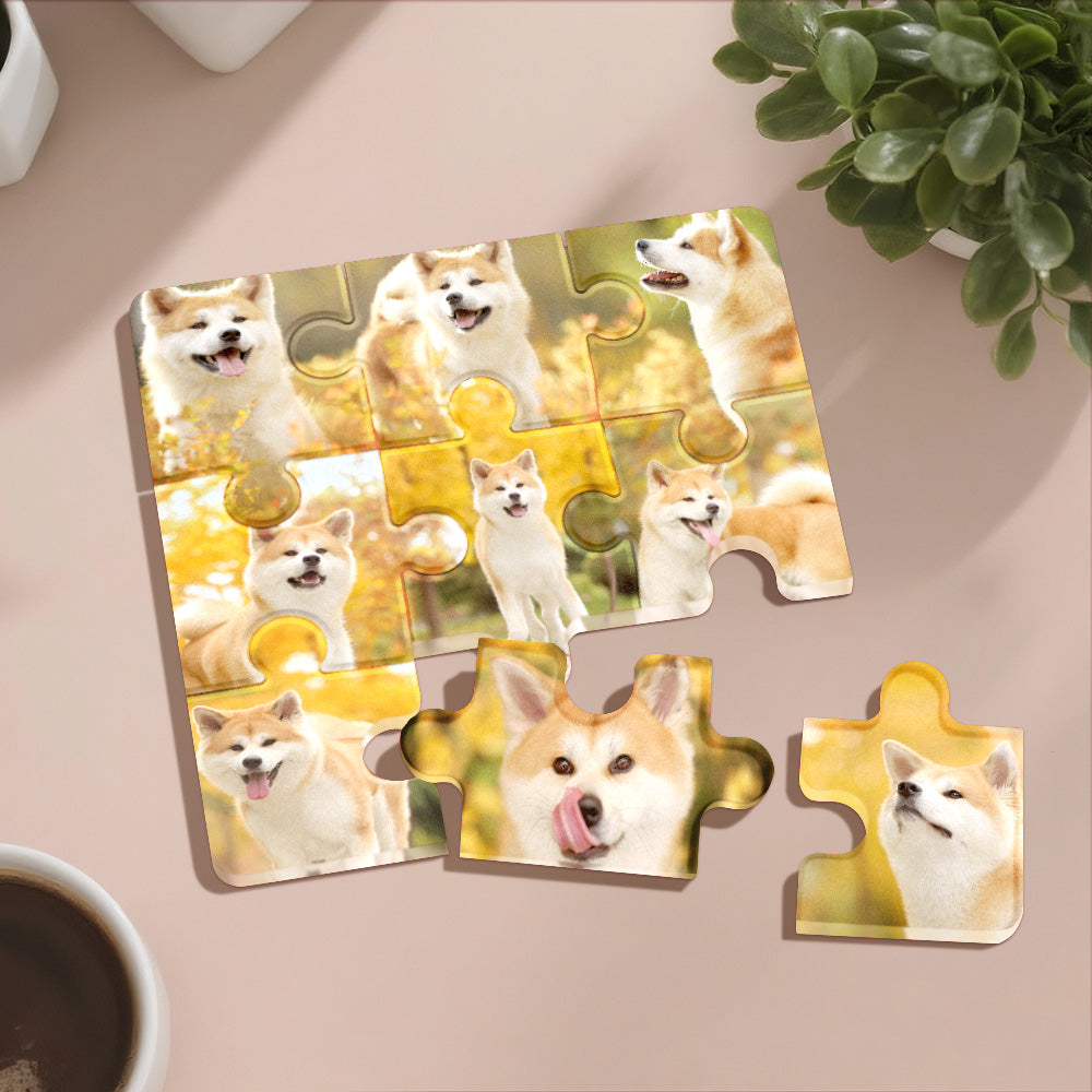 Personalized Photo Puzzle Fridge Magnet