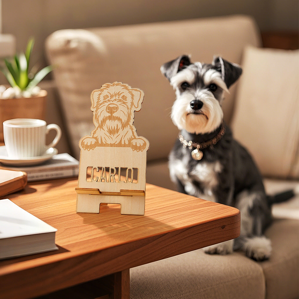 Personalized Pet Portrait Phone Stand