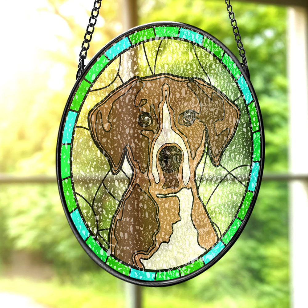 Personalized Pet Portrait Suncatcher