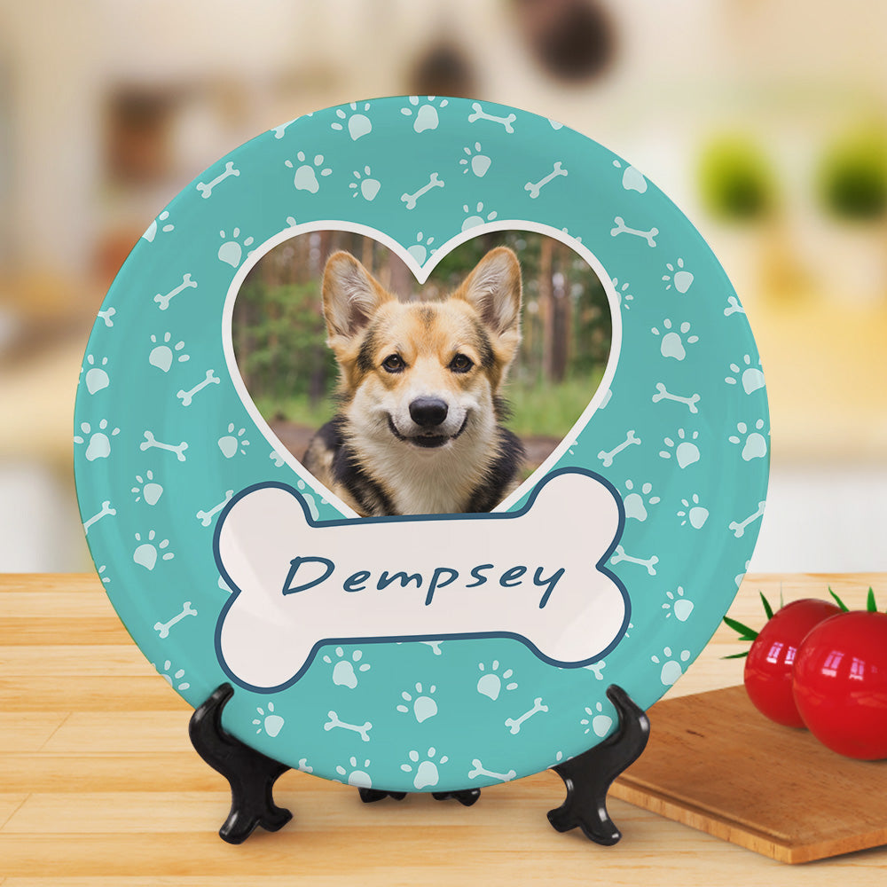 Personalized Pet Name Dinner Plate