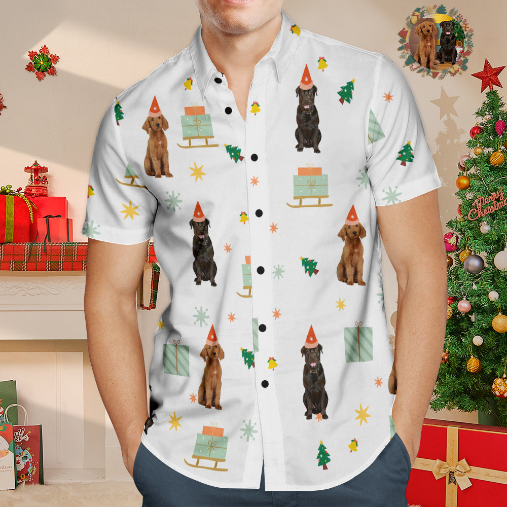 Custom Pet Photo Hawaiian Shirt
