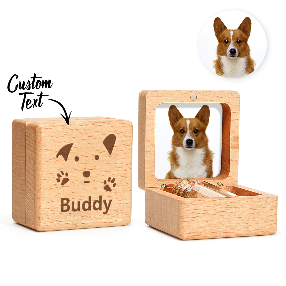Personalized Pet Fur Keepsake Box
