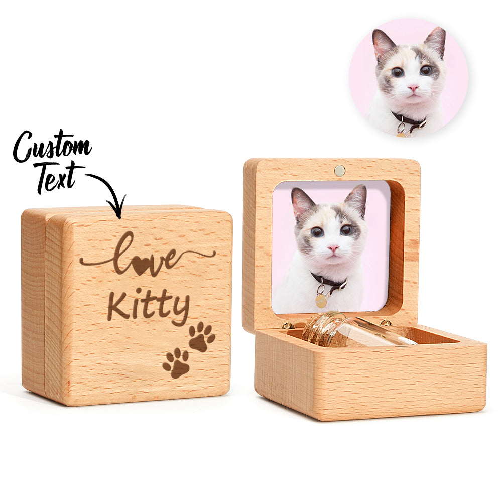 Personalized Pet Fur Keepsake Box