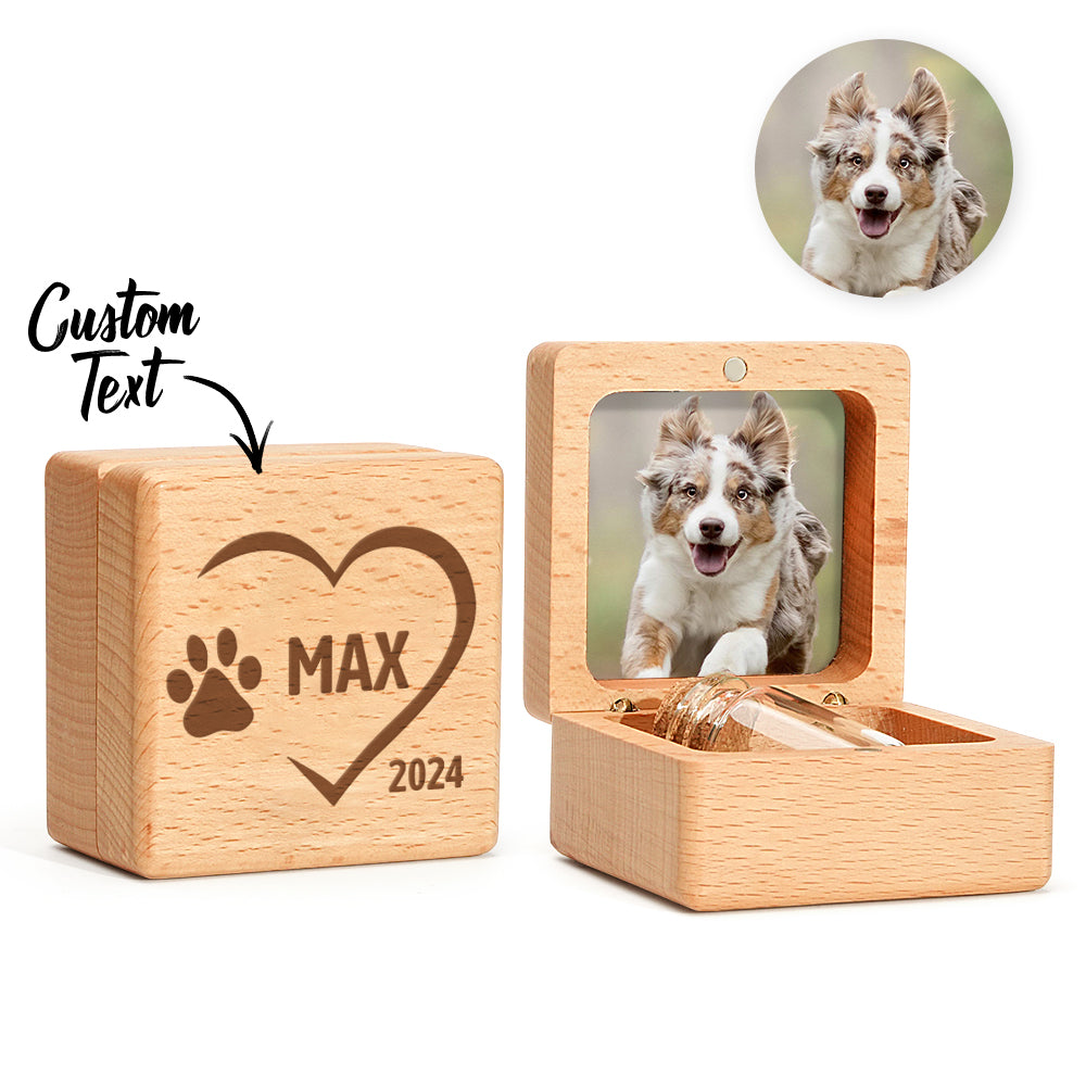 Personalized Pet Fur Keepsake Box