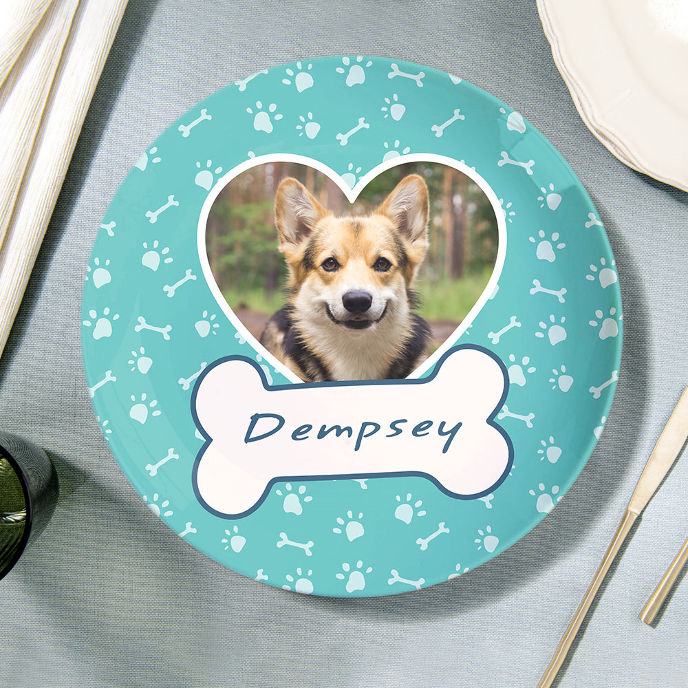 Personalized Pet Name Dinner Plate