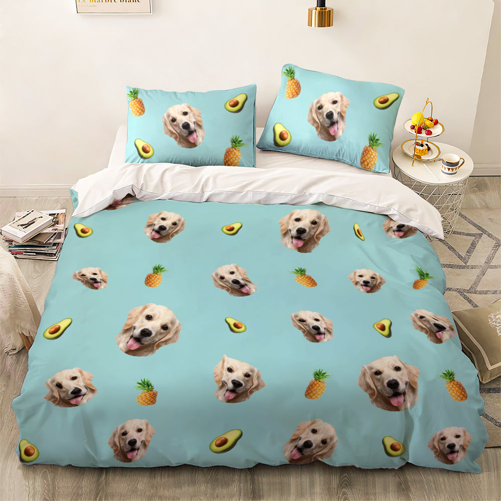 Personalized Pet Photo Bedding Set