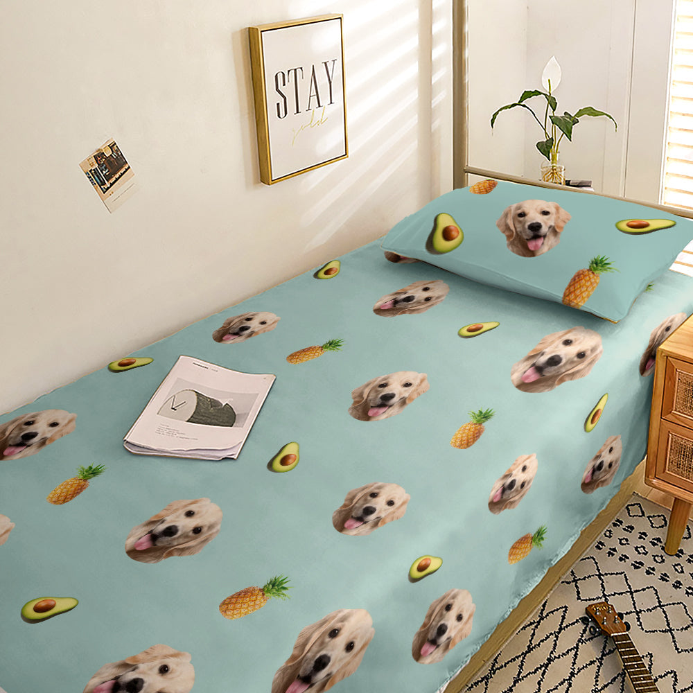 Personalized Pet Photo Bedding Set