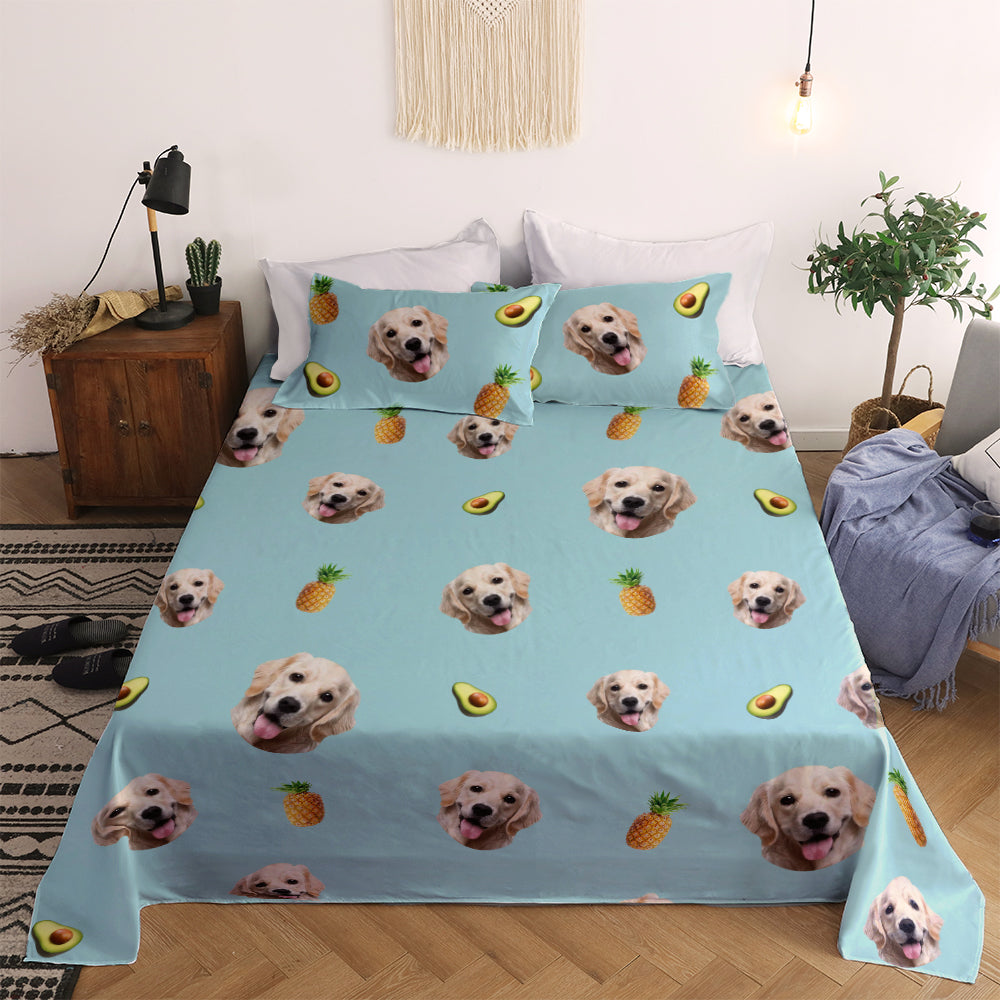 Personalized Pet Photo Bedding Set