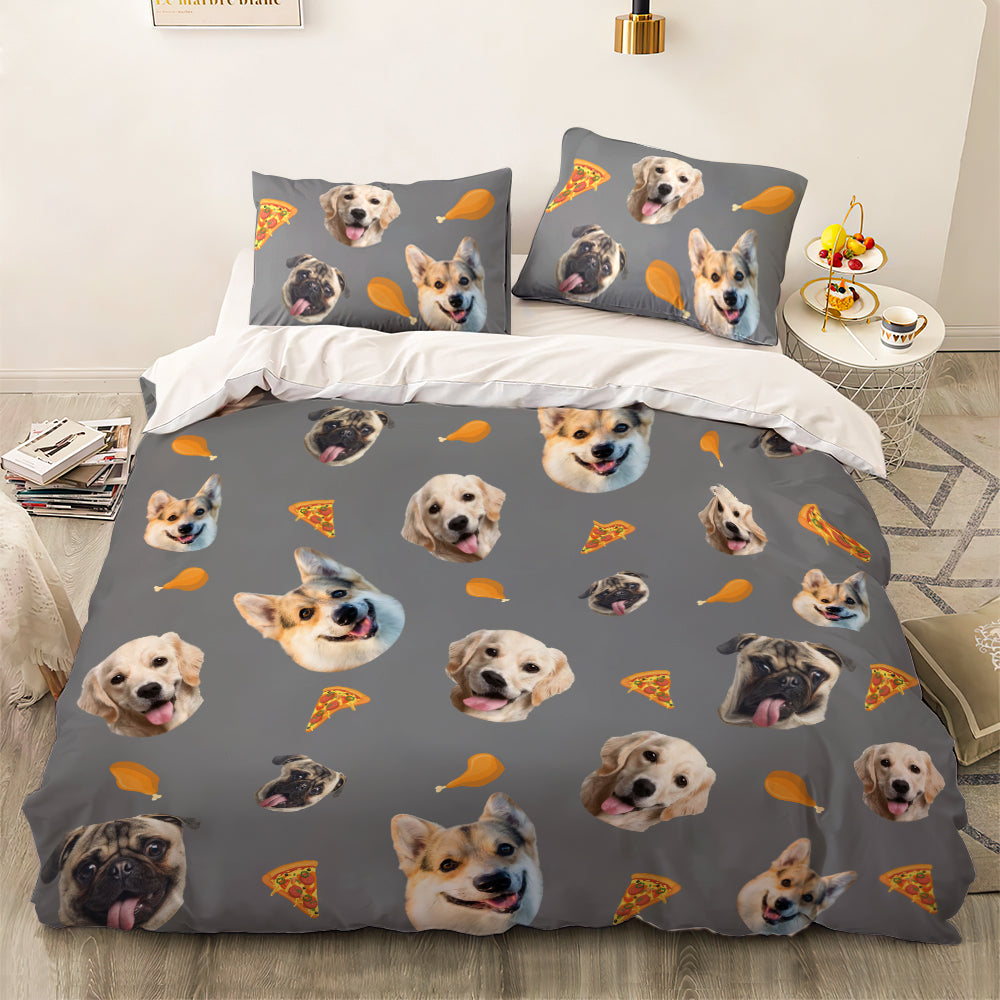 Personalized Pet Photo Bedding Set