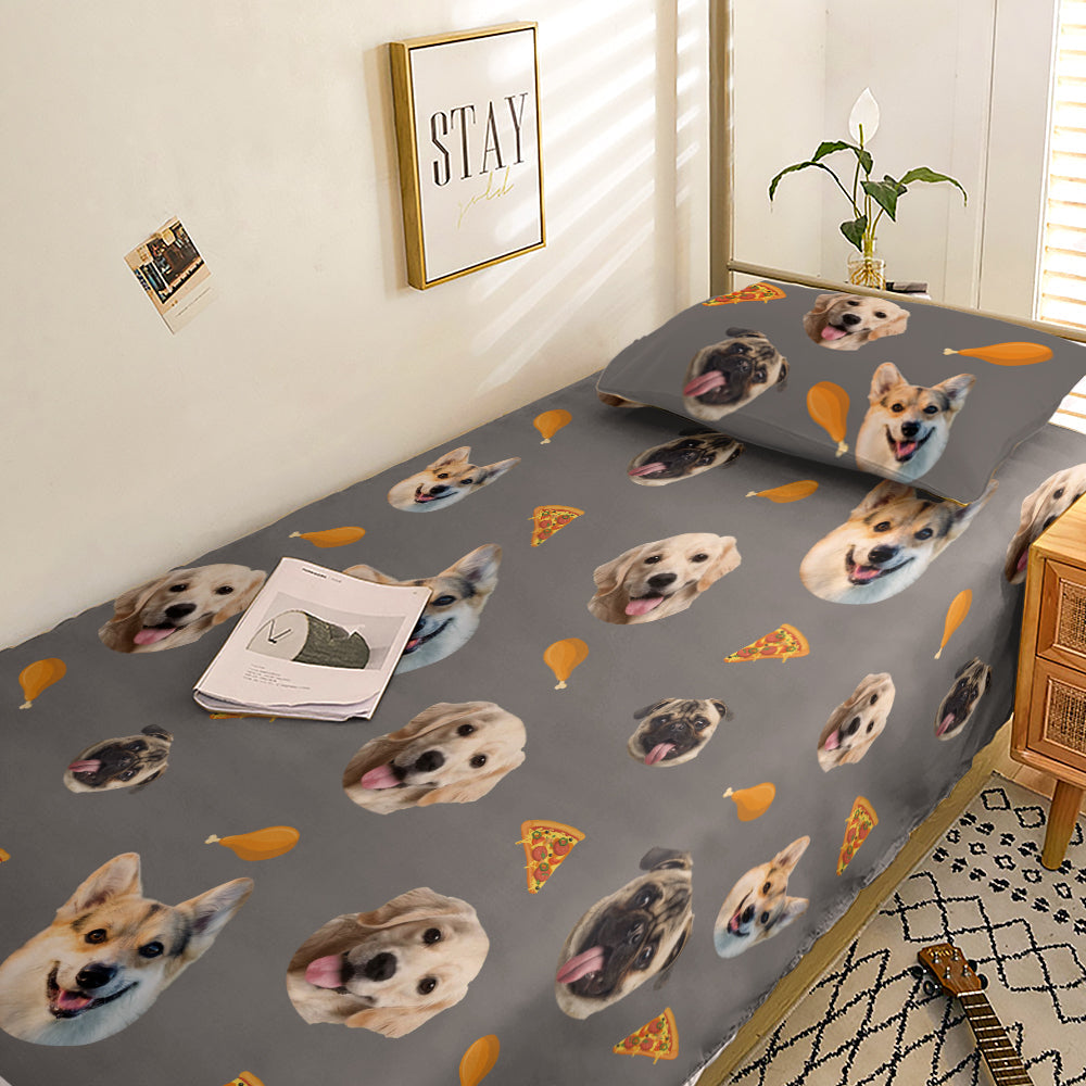 Personalized Pet Photo Bedding Set
