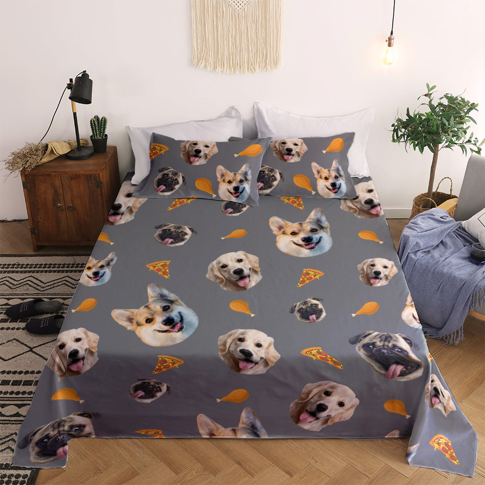 Personalized Pet Photo Bedding Set