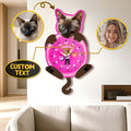 Custom Pet & Owner Face Wall Clock