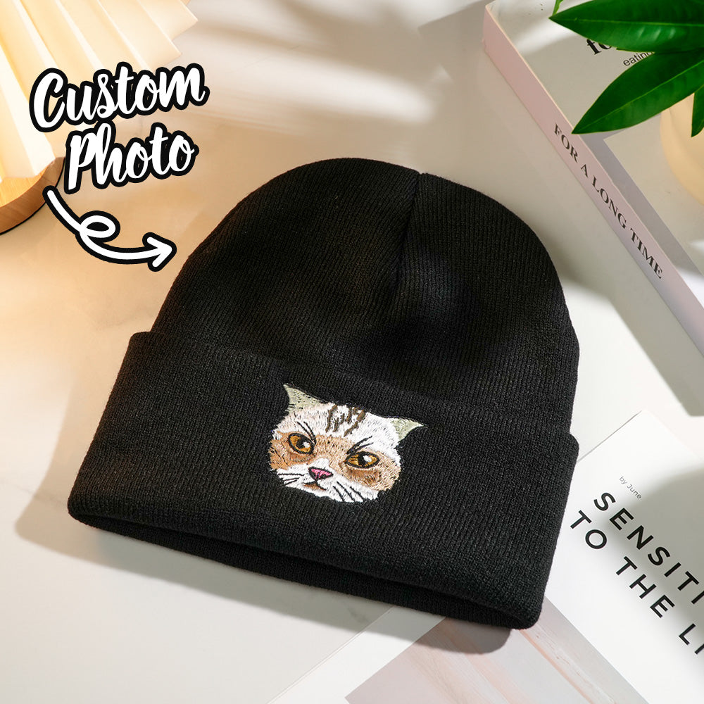 Custom Pet Embroidered Beanie
