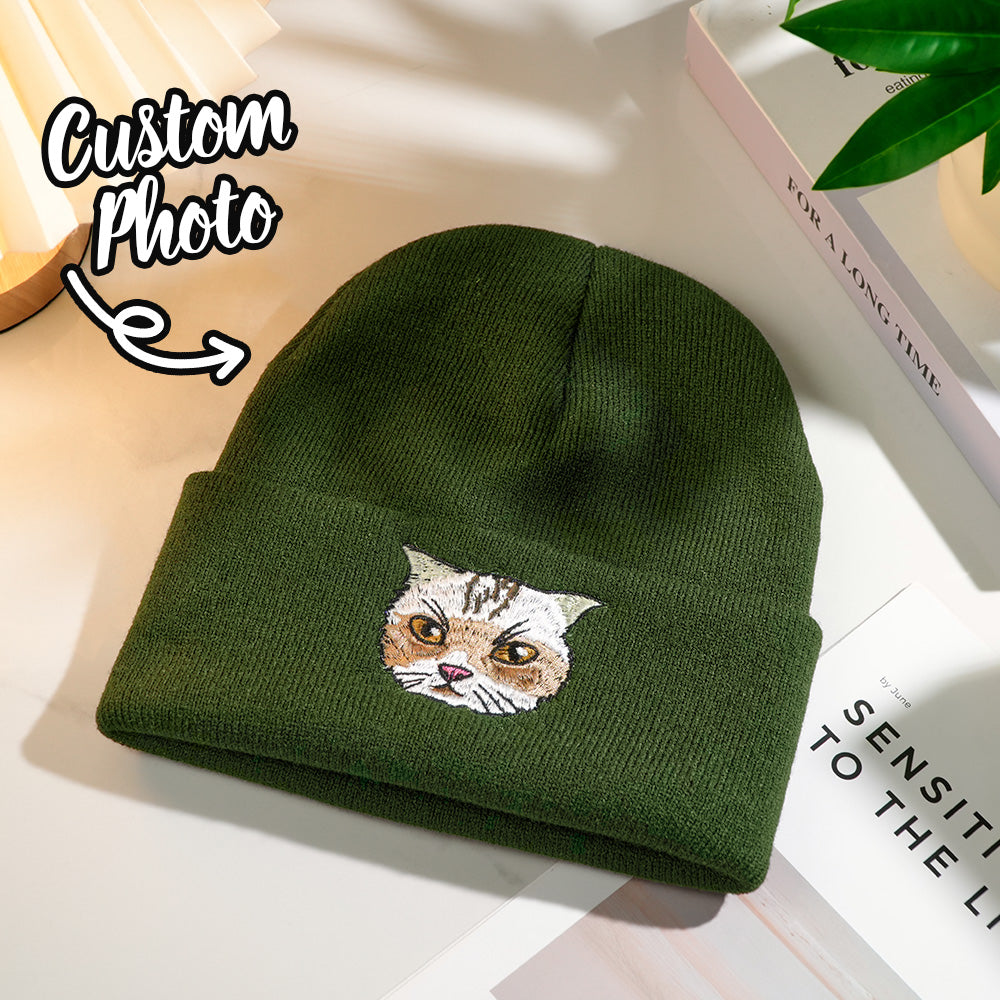 Custom Pet Embroidered Beanie