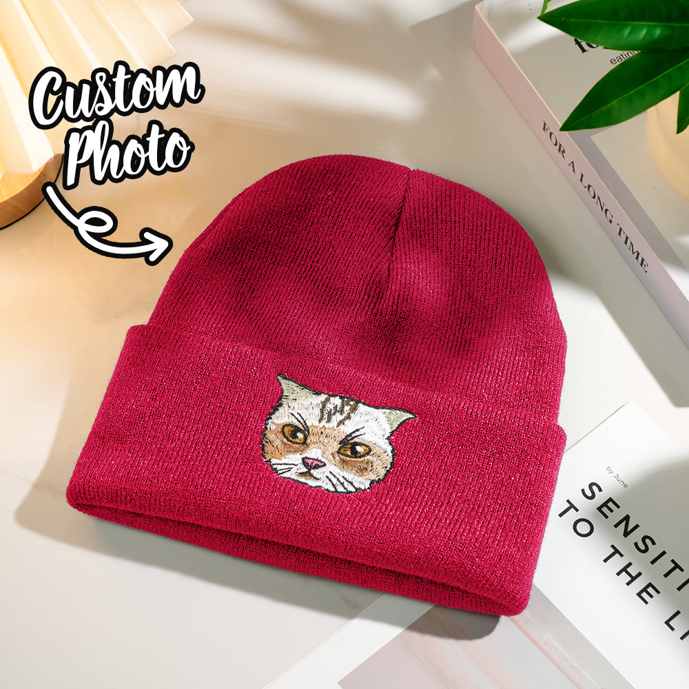 Custom Pet Embroidered Beanie