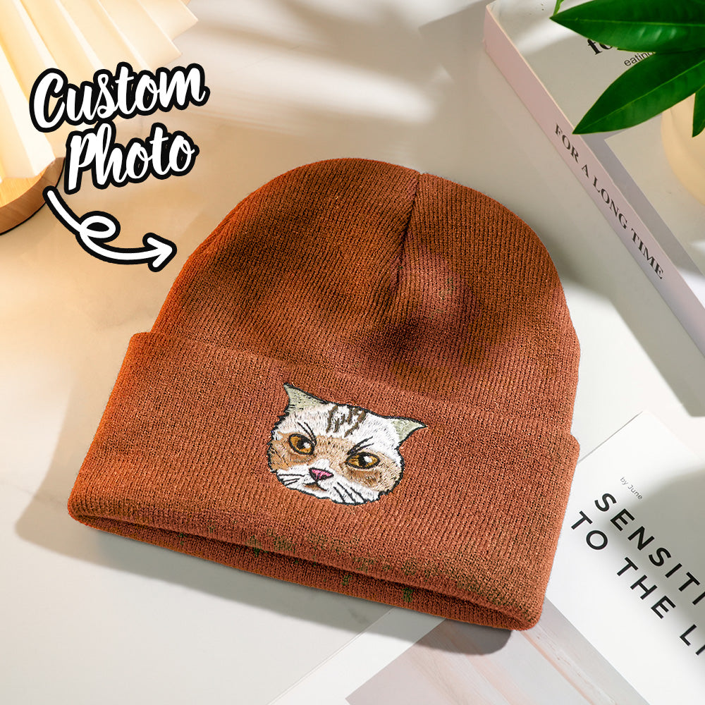Custom Pet Embroidered Beanie