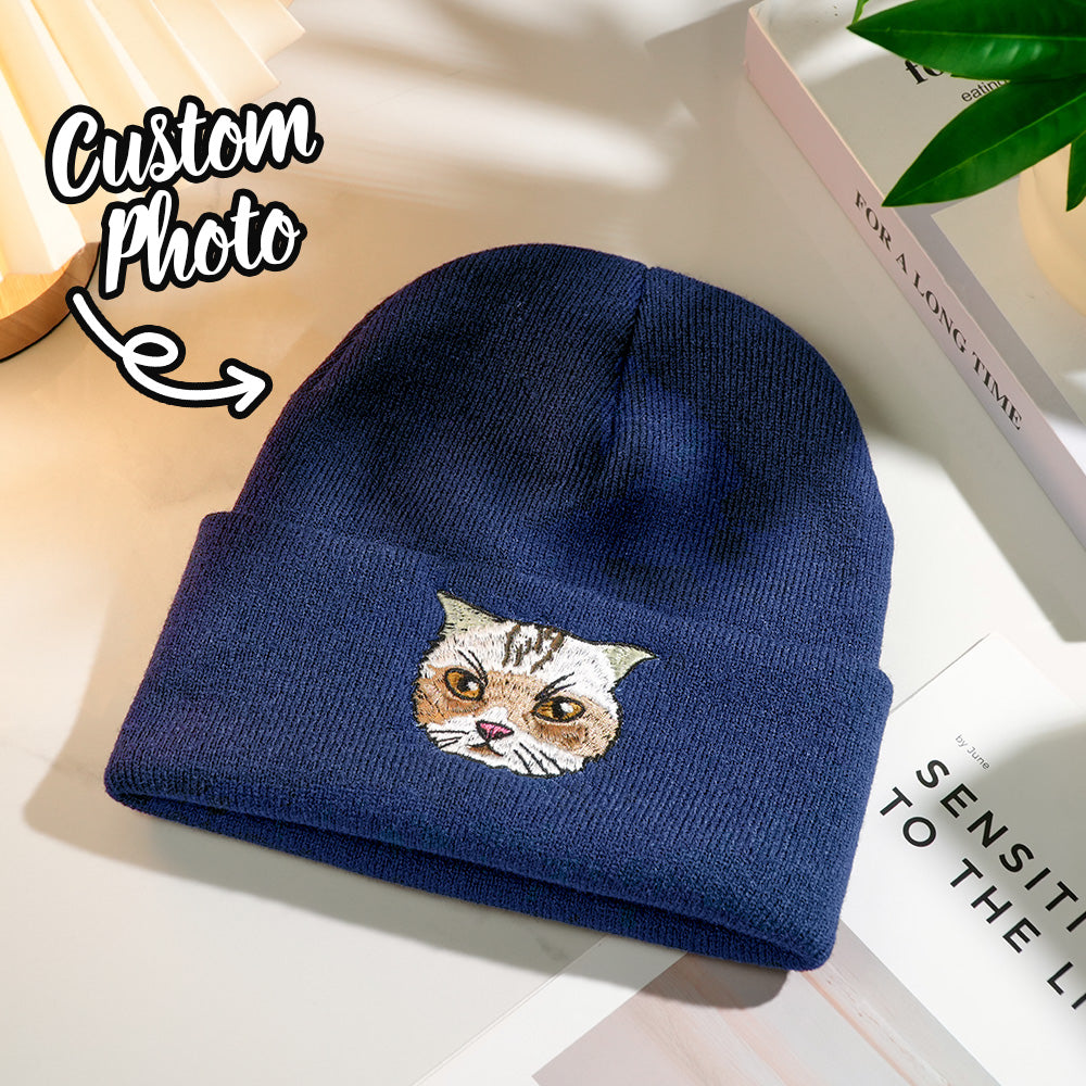 Custom Pet Embroidered Beanie