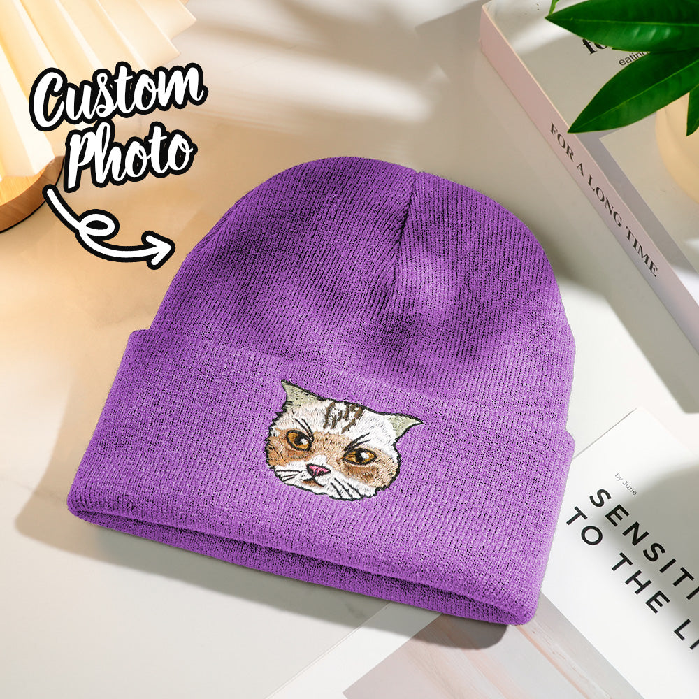 Custom Pet Embroidered Beanie