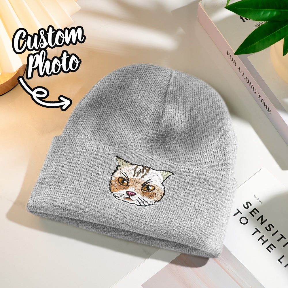 Custom Pet Embroidered Beanie