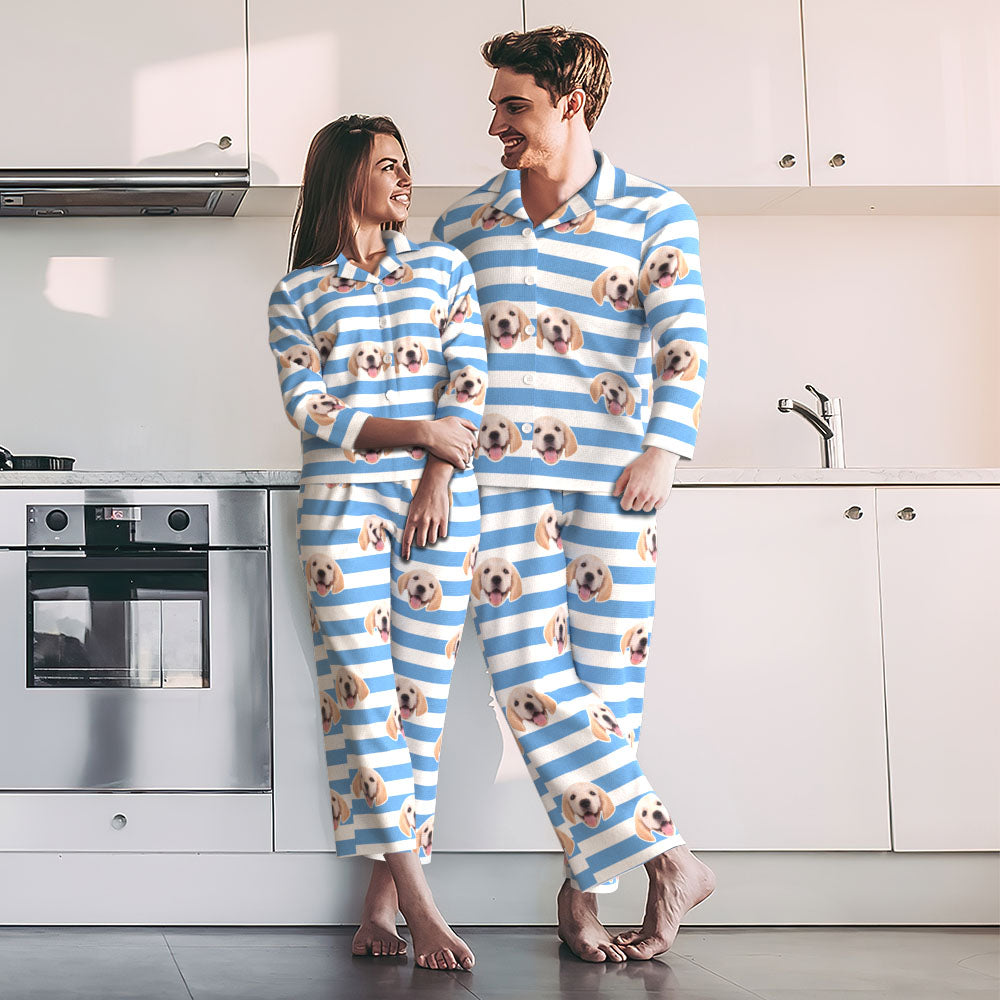 Custom Pet Face Pajamas Set