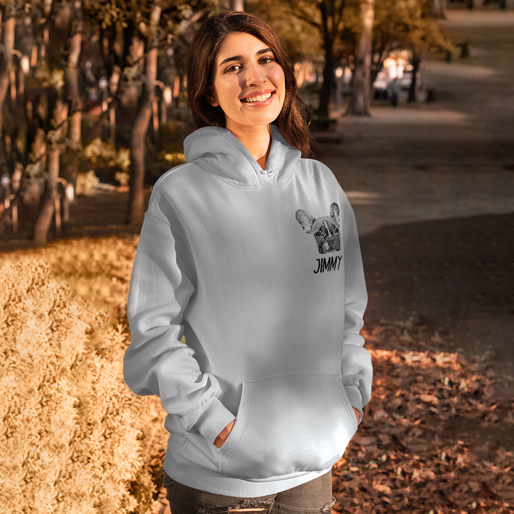 Personalized Pet Portrait Hoodie