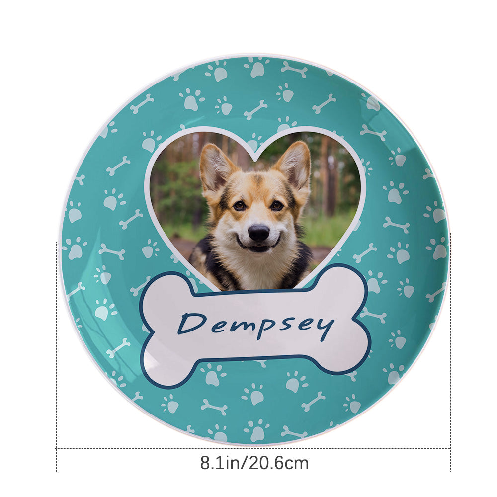 Personalized Pet Name Dinner Plate