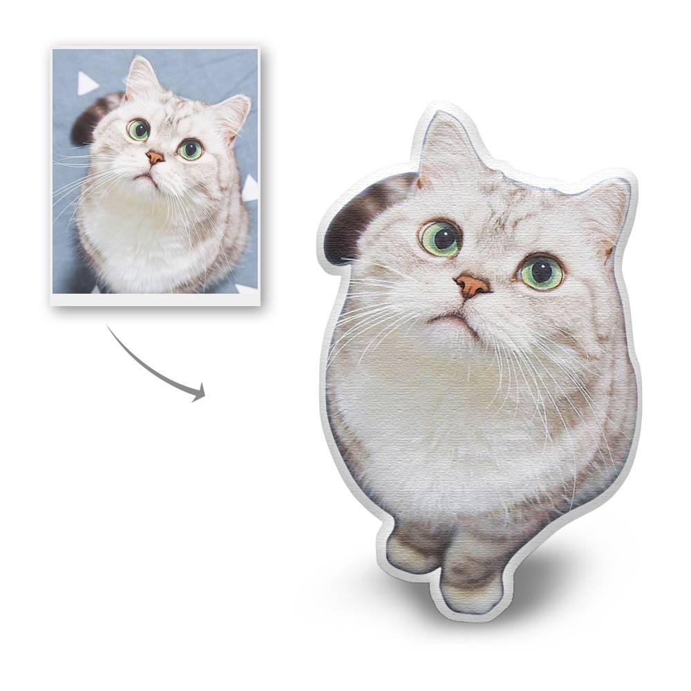 Custom Cat Shaped Pillow