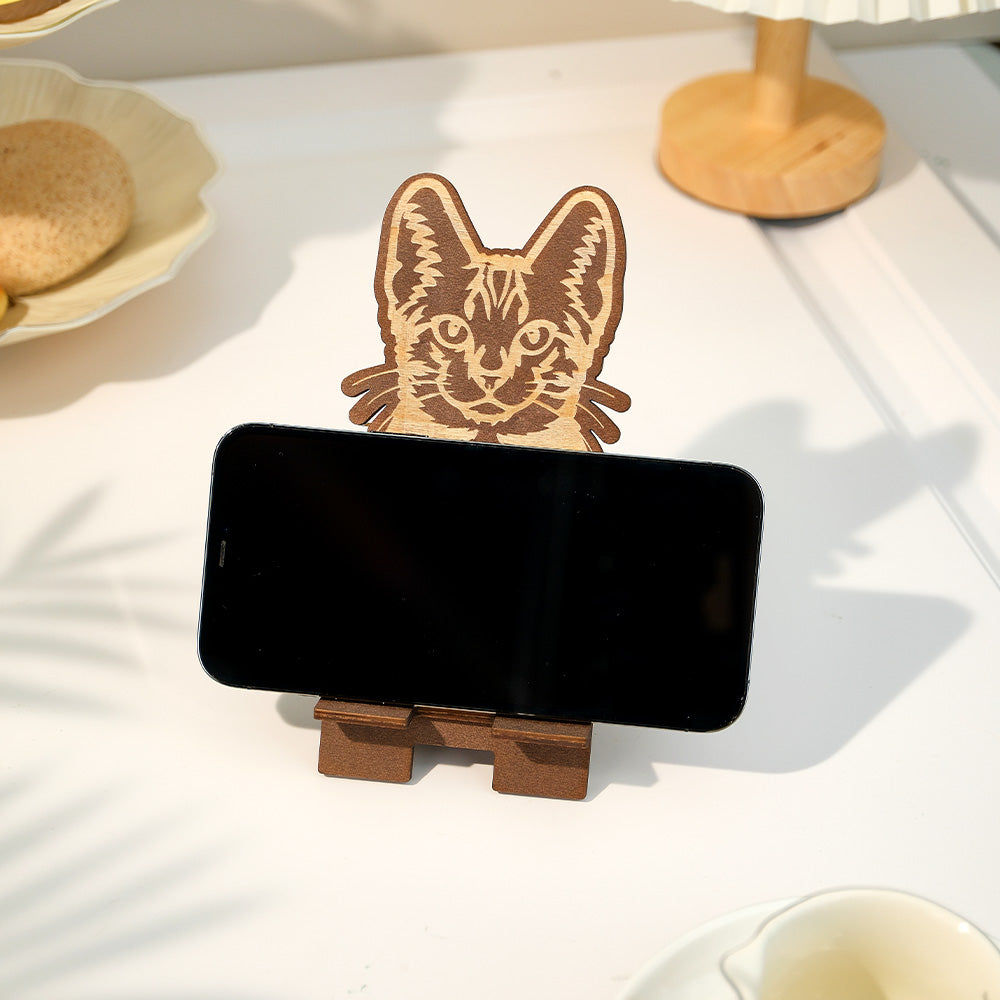 Personalized Pet Portrait Phone Stand