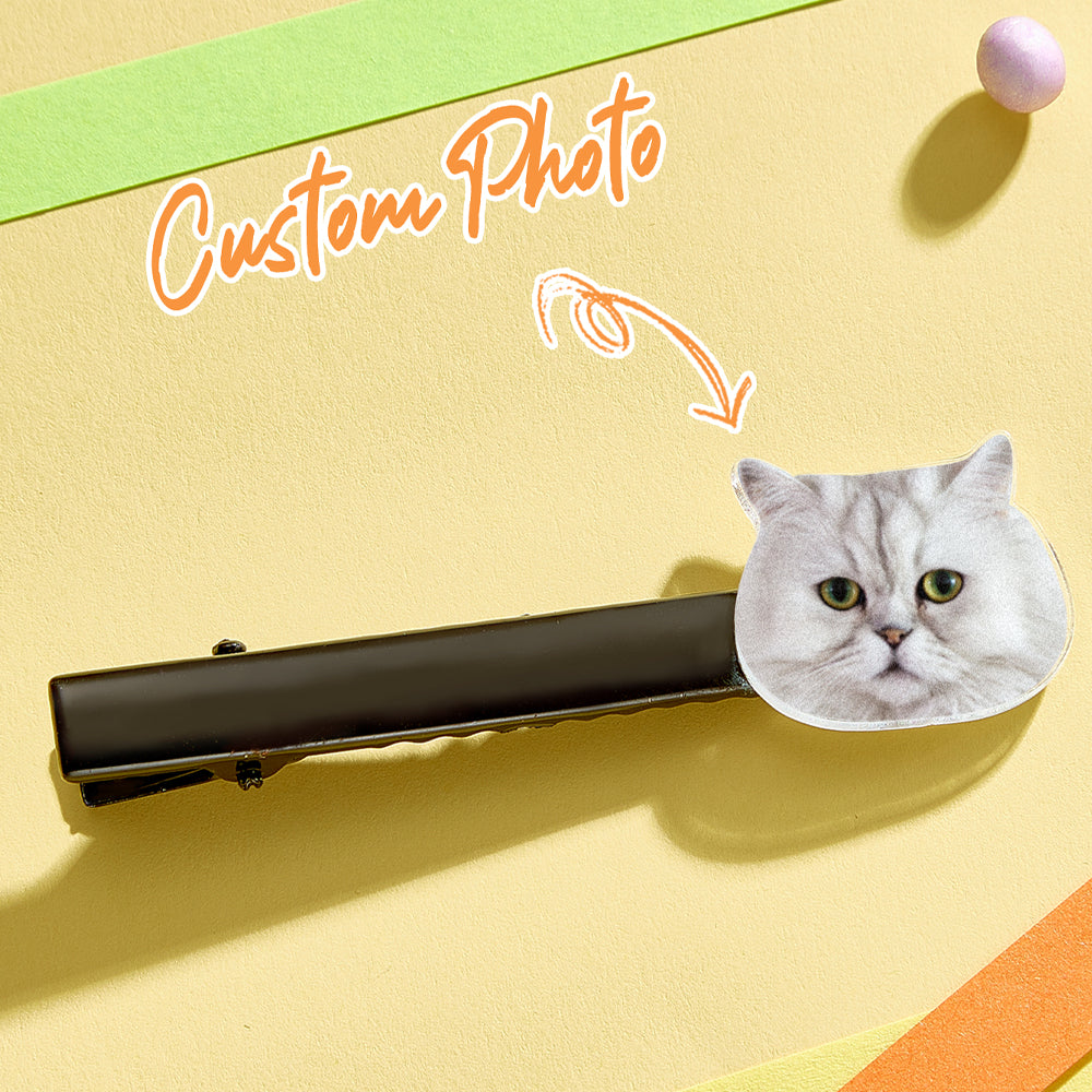 Personalized Pet Portrait Hair Clips