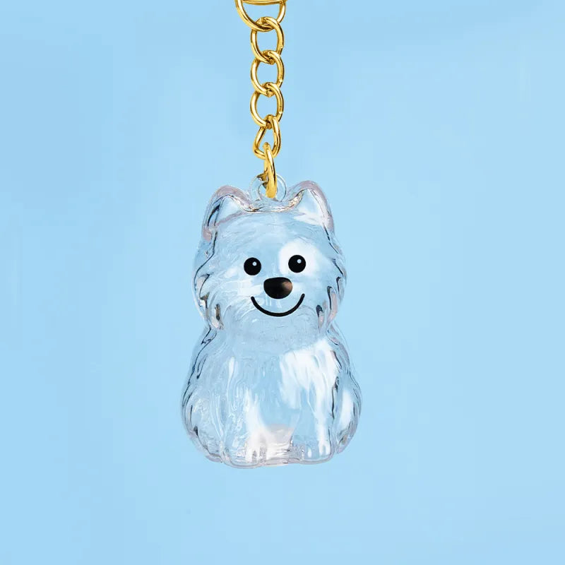 Dog Hair Memorial Keychain