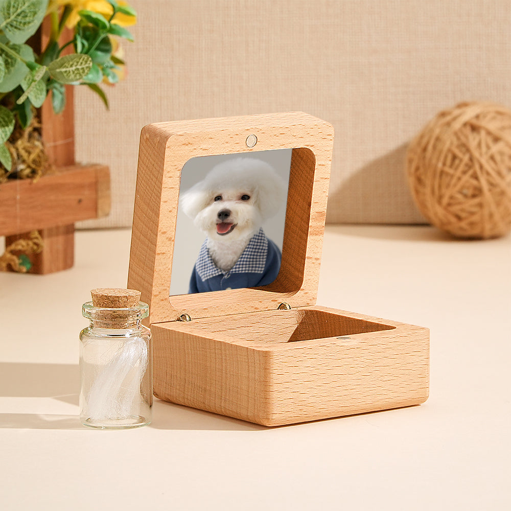 Personalized Pet Fur Keepsake Box