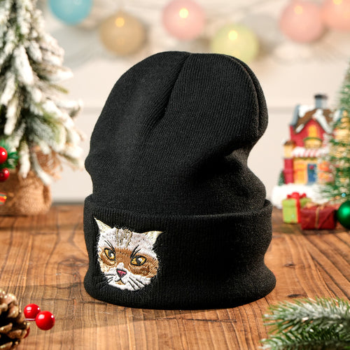 Custom Pet Embroidered Beanie